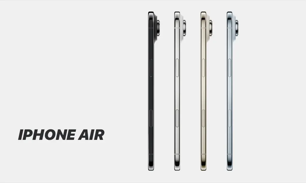 تصویر لنزهای دوربین آیفون ایر و گلکسی S25 اولترا در حالت کلوزآپ