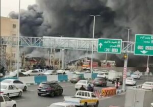 آتش‌سوزی گسترده در جنت‌آباد تهران / تعداد مصدومان یا فوتی‌ها هنوز مشخص نیست
