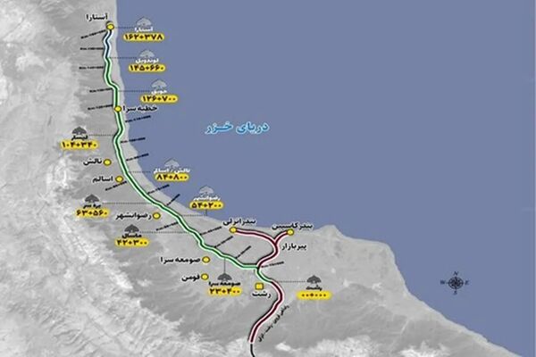 توافق ایران و روسیه بر سر تحویل اراضی خط ریلی رشت-آستارا | گره حقوقی رفع می شود؟