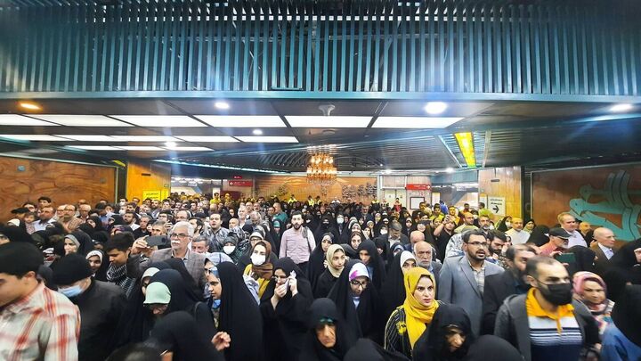 رکورد مترو تهران در جابهجایی ۱۴.۶ میلیون مسافر